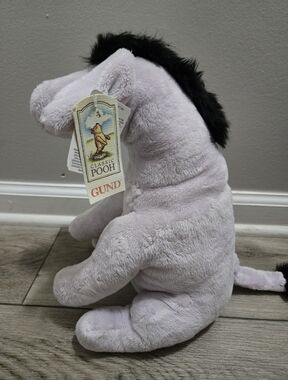 Gund Classic Pooh Eeyore Plush HTF *NWT* Disney Stuffed Animal Lilac